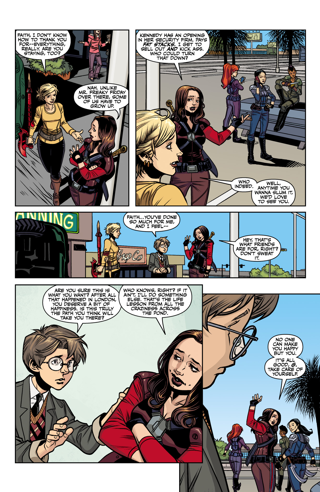 Faith's goodbye